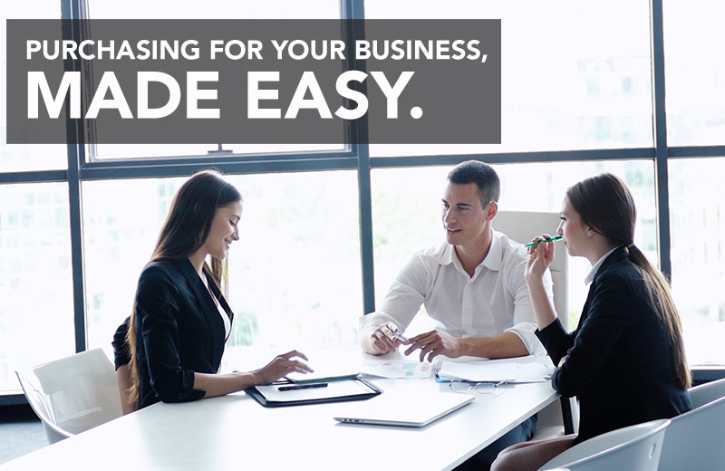 Purchasing for your business, made easy.