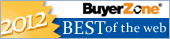 Best of BuyerZone Business Technology Blogs of 2012 Recipient