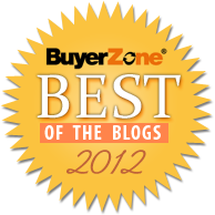 Best of BuyerZone Best Blogs and Sites of 2012 Recipient