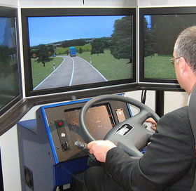 Industrial Truck Simulator In Use