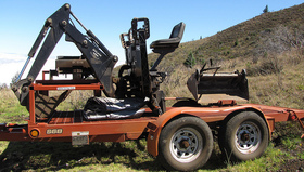 Mini Excavator on the Farm Mini Excavator on the Farm