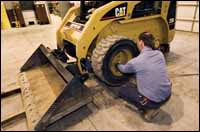 Cat 236 skid-steer wheels