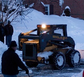 Skid Steer Snow Removal