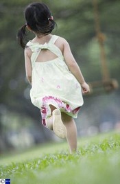 artificial turf on a playground