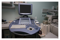 Ultrasound machine control panel