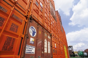 Loaded Shipping Containers