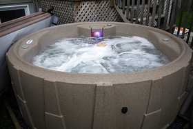 Back Deck Hot Tub Back Deck Hot Tub