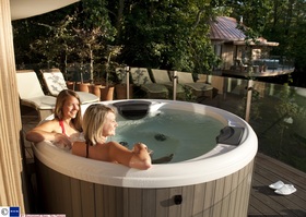 Hot Tub on Back Deck