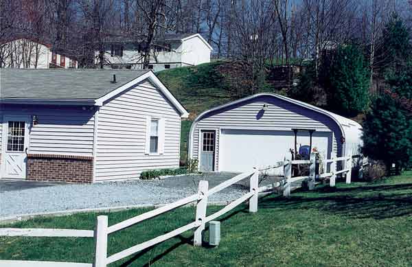 Steel garage